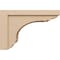 Ekena Millwork 8"W x 24"D x 16"H Classic Warren Rough Cedar Woodgrain TimberThane Corbel, Primed Tan CORUR08X24X16WARRCPR - alternate 4